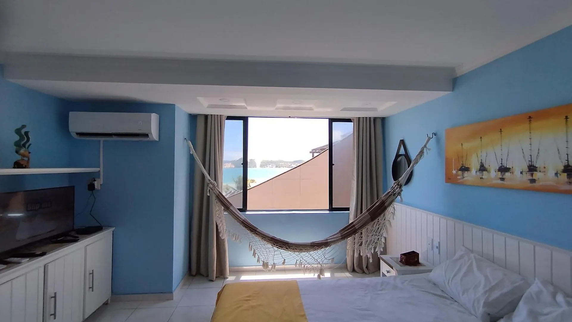 Apartamento Atlantico Flat -207- Vista Ao Mar E Pe Na Areia Natal